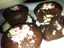 Cupcake choco cœur choco blanc
