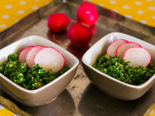 Pesto de fanes de radis maison