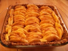 Gâteau aux pommes crues
