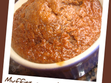 Muffins aux carambars et café