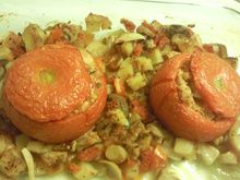 Tomates farcies végétariennes