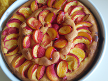 Charlotte aux nectarines