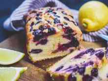 Cake citron et myrtilles