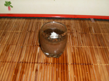 Petite verrine de crème chocolat vapeur