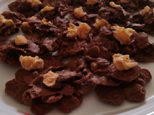 Roses des Sables enfantines aux corn'flakes et chocolat au lait