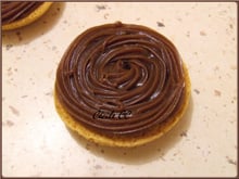 Biscuits à la ganache pralinoise