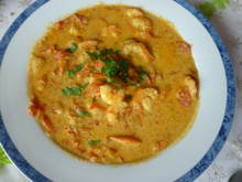 Colombo de gambas au lait de coco gourmand