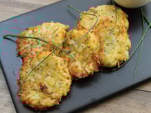 Galettes de pommes de terre au fromage