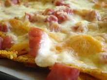 Nachos jambon-fromage