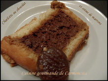 Charlotte au chocolat et crème de marrons