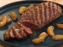 Magret de canard, sauce miel & clémentine
