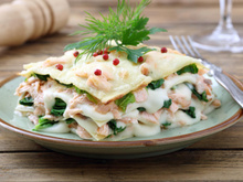 Lasagnes aux poissons & épinards