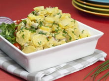 Salade de pommes de terre, yaourt et ciboulette