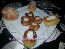 Madeleines fleur d'oranger et amande amère