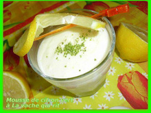 Mousse de citron vert  à La vache qui rit, verrine