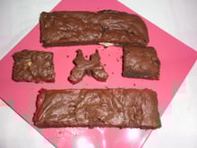 Brownies choco noisettes chocolat blanc