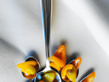 Petites cuillères aux poivrons