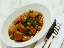 Sauté de veau aux olives