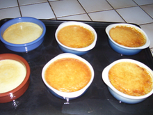 Crème brulée aux pistaches