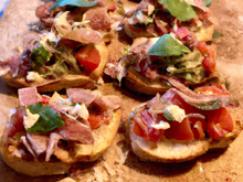 Bruschetta brebis