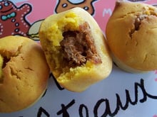 Mini-muffins au potiron et cœur fondant de speculoos