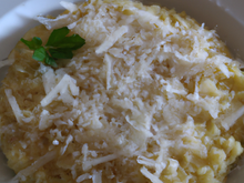 Pâtes en risotto au parmesan et comté