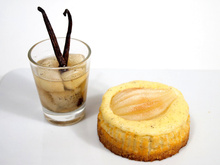 Duo de desserts aux poires