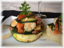 Nids de poulet aux petits légumes