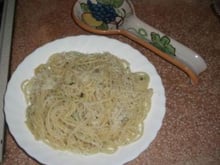 Spaghetti à l'ail et au persil
