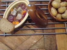 Harengs et pommes à l'huile