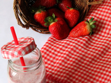Smoothie fraises & basilic