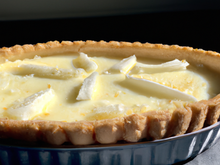 Tarte au fromage blanc, parfumée à la coco