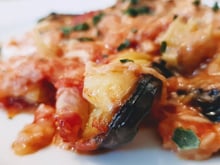 Aubergines à la parmesane