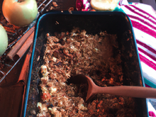 Crumble aux pommes et spéculoos