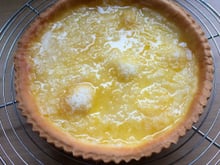 Tarte au sucre blanc