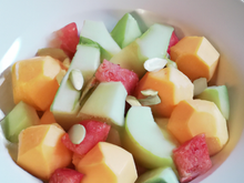 Salade de melon aux fruits exotiques
