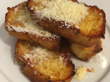 Pain perdu au parmesan