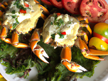 Crabe farci à l'antillaise