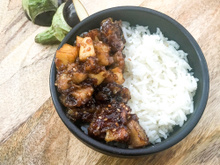 Aubergines et courgettes caramélisées - Recette végétarienne