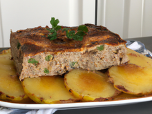 Terrine de pommes de terre, chabichou