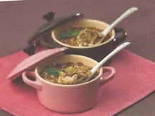 Crumble courgette et chèvre