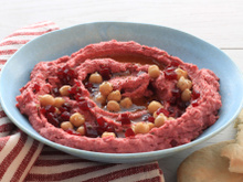 Houmous à la betterave