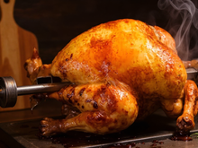 Poulet à la broche
