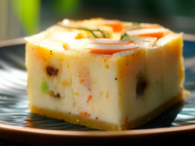 Flan de courgettes et surimi