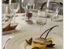 Omble chevalier rôti à la vanille de Madagascar, couscous de citrons vert et moules Bouchot