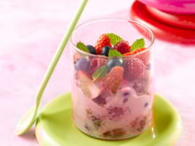 Coupe de fruits rouges