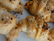 Croissants tomate et graines