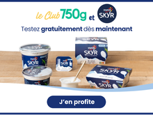 Avec Le Club 750g, découvrez les recettes de la gamme Yoplait Skyr sans débourser un centime !