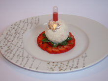 Gariguettes, vanille et menthe fraîche comme un Eton Mess