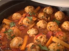Tajine de Boulettes de Cabillaud à la Chermoula